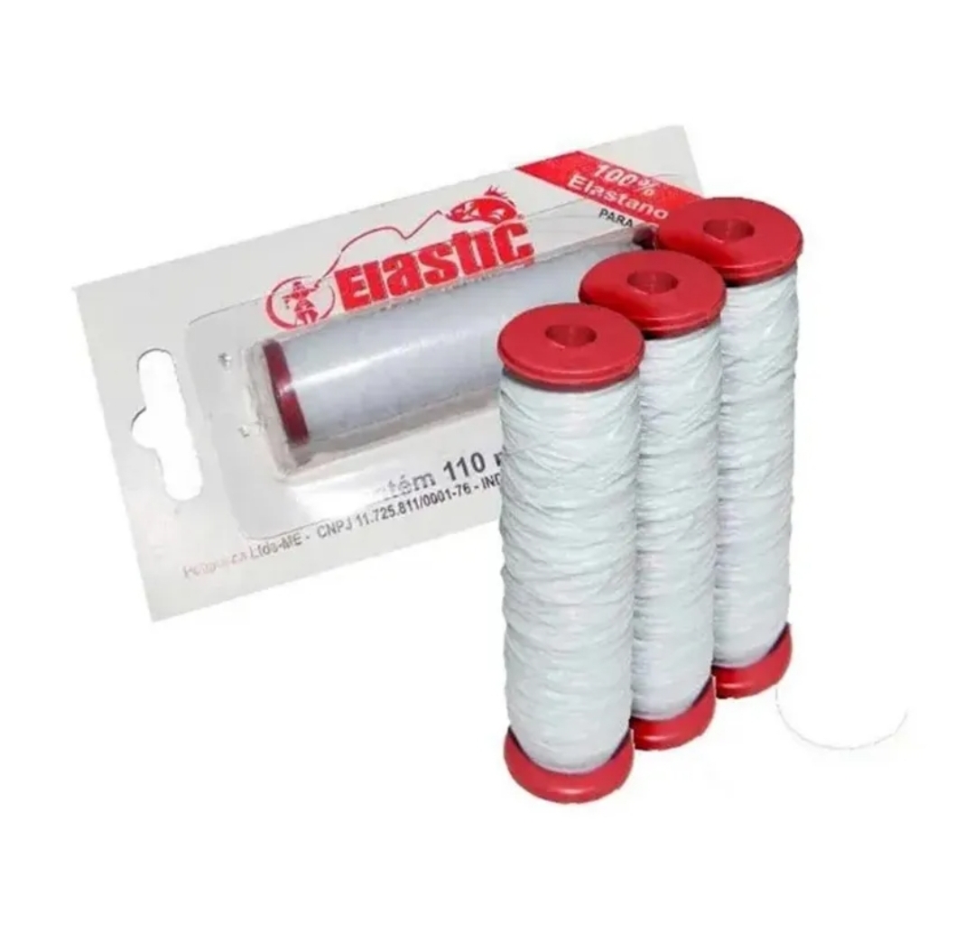Elástico Elastic para Fixar Iscas (110m)