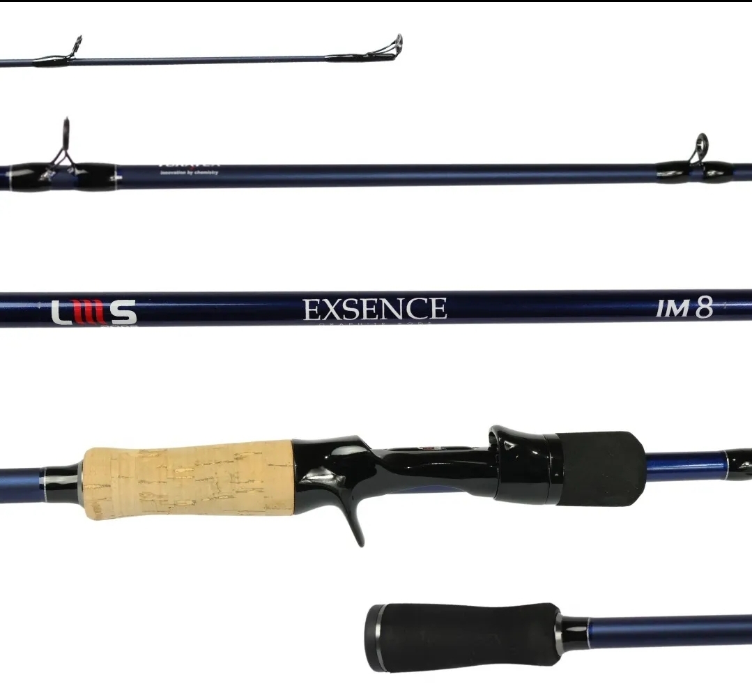 Vara lumis exsence blue 2.40m, 50lbs, 2 partes - carretilha